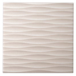 Witte en bruine tapijtschelp van textiel tegeltje