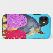 Witte en bruine Valentijn Case-Mate iPhone Case (Achterkant (horizontaal))