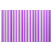 Witte en donkere Violet Lined/Striped Patroon Stof (Fat Quarter)