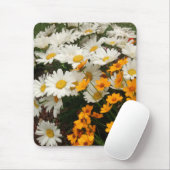 Witte en gele dagen muismat (Met muis)