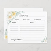 Witte en gele rozen Kaart Vrijgezellenfeest (Voorkant / Achterkant)