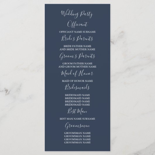 Witte en gouden pompoenen herfst bruiloft programm programma (Achterkant)