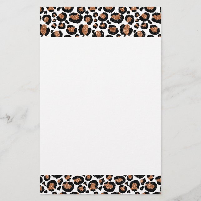 Witte en goudkoortsCheetah - Leopard Pattern (Voorkant)