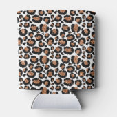 Witte en goudkoortsCheetah - Leopard Pattern Blikjeskoeler (Achterkant)