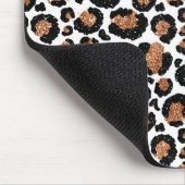 Witte en goudkoortsCheetah - Leopard Pattern Muismat (Hoek)