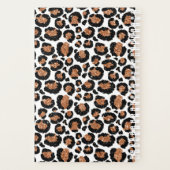 Witte en goudkoortsCheetah - Leopard Pattern Planner (Achterkant)