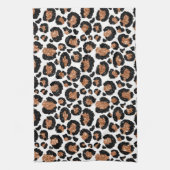Witte en goudkoortsCheetah - Leopard Pattern Theedoek (Verticaal)
