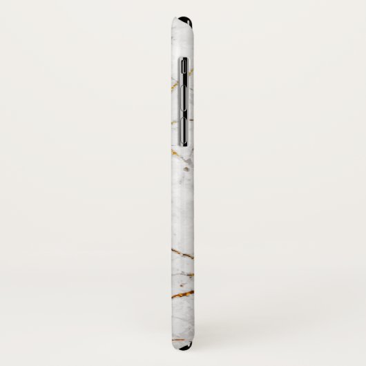 Witte en goudmarmer Case-Mate iPhone case (Achterkant/links)