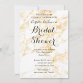 Witte en goudmarmer kaart (Voorkant)