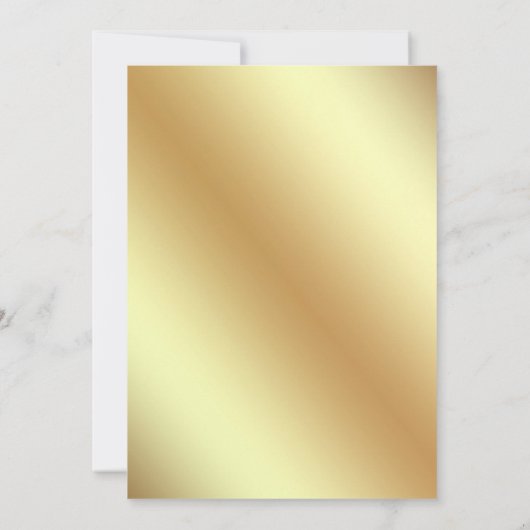 Witte en goudMarokkaanse Quatrefoil-moslimbruiloft Kaart (Achterkant)