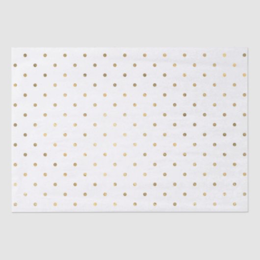 Witte en goudwand tissuepapier (Voorkant)