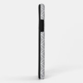 Witte en grijze cirkels Case-Mate iPhone case (Achterkant/rechts)