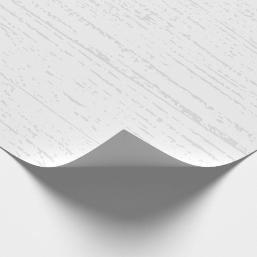 Witte en grijze houtnerf cadeaupapier (Hoek)