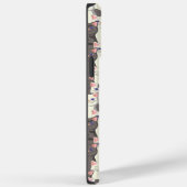 Witte en grijze kattenpatroon Case-Mate iPhone case (Achterkant / Rechts)