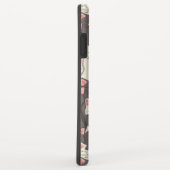 Witte en grijze kattenpatroon Case-Mate iPhone case (Achterkant/rechts)