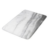 Witte en grijze marmer badmat (Gekanteld)