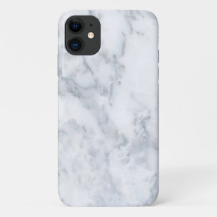 Witte en grijze marmer iPhone 11 hoesje