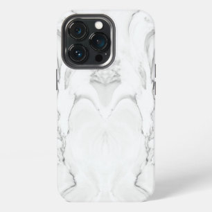 Witte en grijze marmer iPhone 13 pro hoesje