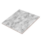 Witte en grijze marmeren achtergrond keramische te tegeltje (Zijkant)