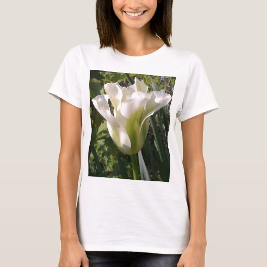 Witte en groene T-shirt (Voorkant)