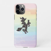 Witte en kat, Halloween Mood iPhone Hoesje (Achterkant)