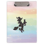 Witte en kat, Halloween Mood Klembord (Voorkant)