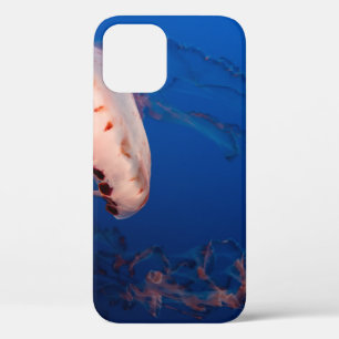 WITTE EN ORANJE JELLYFISH iPhone 12 HOESJE