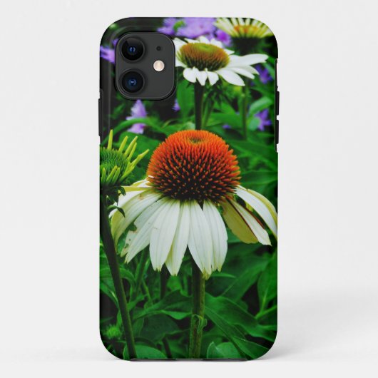Witte en Oranje kloonbloemen Case-Mate iPhone Case (Achterkant)