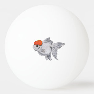 Witte en Oranje oranda Goldfish Aquarium Pet Fish Pingpongballen