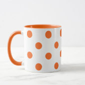 Witte en Oranje pokstip Mok (Links)