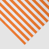 Witte en Oranje strepen Tissuepapier (Detail)