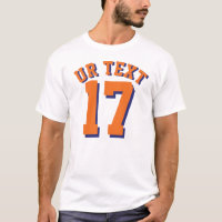 Witte en Oranje volwassenen | Sport Jersey Design