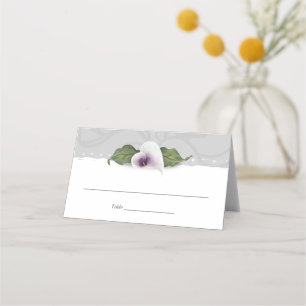 Witte en Paarse Calla Lily Wedding Elegant Floral