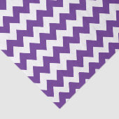 Witte en Paarse Chevron Pattern Tissuepapier (Detail)