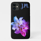 Witte en Paarse Lilies Fantasy Case-Mate iPhone Case (Achterkant)