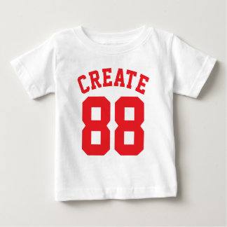 Witte en rode Baby | Sporttrui ontwerp