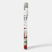 Witte en rode bloemen Elegante Waterverf Case-Mate iPhone Case (Achterkant / Rechts)