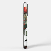 Witte en rode bloemen Elegante Waterverf Case-Mate iPhone Case (Achterkant / Rechts)