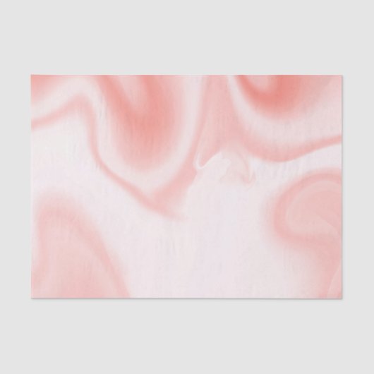 Witte en roos-goudzwellen, zachte marmer tissuepapier (Voorkant)