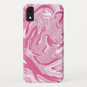 Witte en roze kieuwsteen iPhone XR hoesje