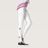 Witte en roze Leggings (Rechts)