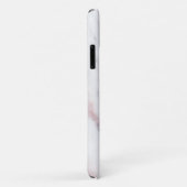 Witte en roze marmer Iphone draagtas Case-Mate iPhone Case (Achterkant/rechts)