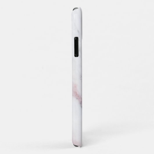 Witte en roze marmer Iphone draagtas Case-Mate iPhone Case (Achterkant/rechts)