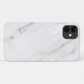 Witte en roze marmer Iphone draagtas Case-Mate iPhone Case (Achterkant (horizontaal))