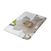 Witte en roze orchidee badmat (Gekanteld)