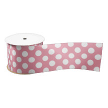 Witte en roze Polka Dots
