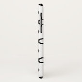 Witte en zwarte cirkels Case-Mate iPhone case (Achterkant/links)