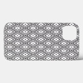 Witte en Zwarte Diamanten Case-Mate iPhone Case (Achterkant (horizontaal))