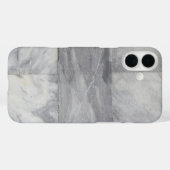 Witte en zwarte marmer Case-Mate iPhone case (Achterkant (horizontaal))