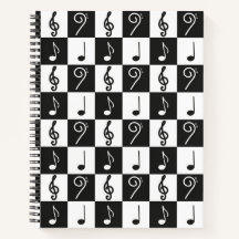 Witte en zwarte muziek patroon